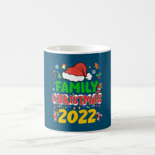Taza De Café Navidades familiares coincidentes 2022 Equipo Sant