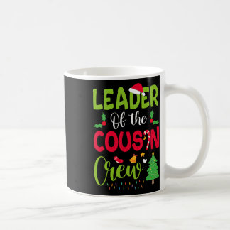 Taza De Café Navidades Familiares Del Líder De La Tripulación D