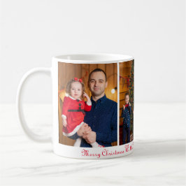 Taza De Café Navidades familiares memorables Photo Mug