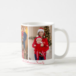 Taza De Café Navidades familiares memorables Photo Mug