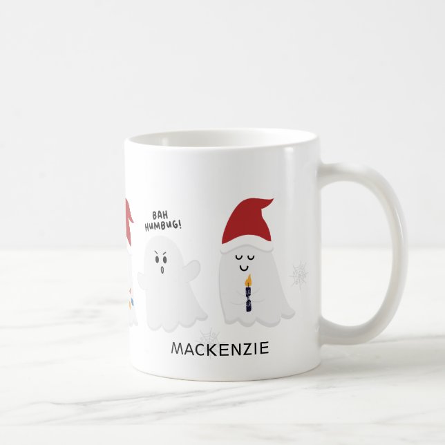 Taza De Café Navidades fantasmagóricos para café Mug (Derecha)