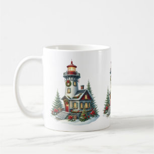 Taza De Café Navidades Faro Café Mug