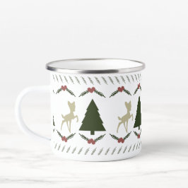 Taza De Café Navidades Fawn Mug