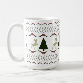 Taza De Café Navidades Fawn Mug