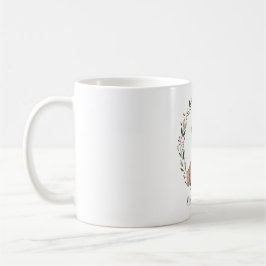 Taza De Café Navidades Fawn Wreath