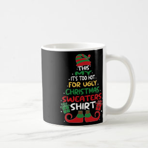 Taza De Café Navidades feas baratas sudaderas Nochebuena divert