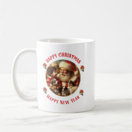 Taza De Café "Navidades felices - Año Nuevo feliz"