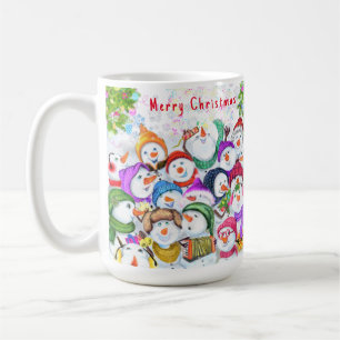 Taza De Café Navidades felices celebración de los hombres de ni