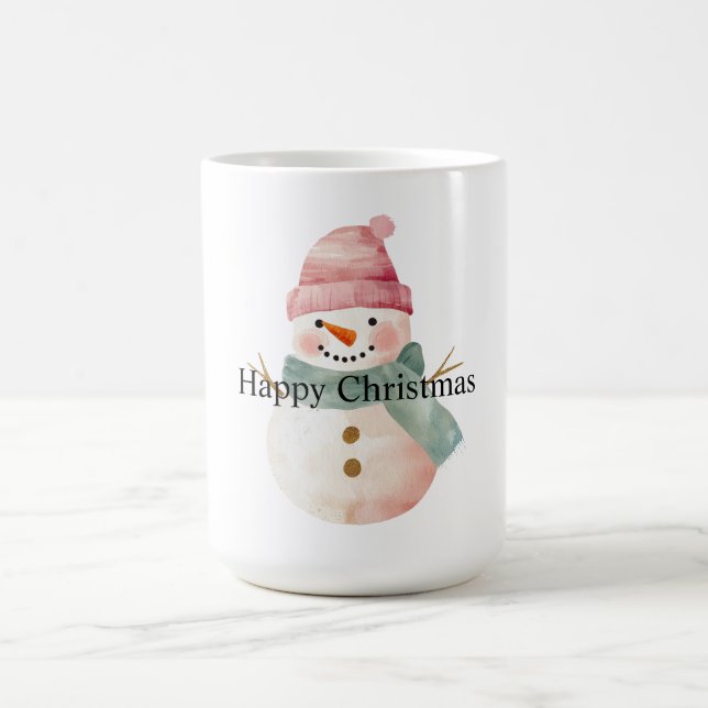 Taza De Café Navidades felices de Snowman (Centro)
