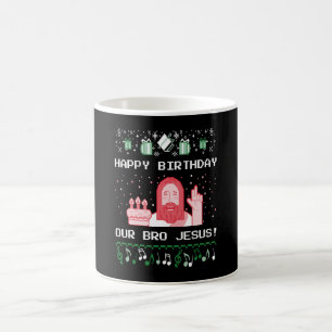 Taza De Café Navidades - Feliz cumpleaños hermano Jesús
