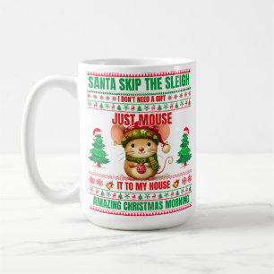 Taza De Café Navidades Feliz Navidad Para Navidades Regalos Rat