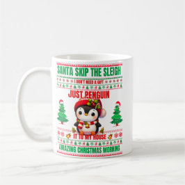Taza De Café Navidades Feliz Navidad Por Pingüino Regalo