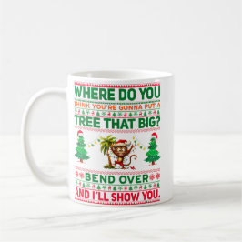 Taza De Café Navidades Feliz Navidad Por Un Mono Regalo