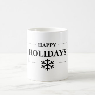 Taza De Café Navidades Feliz regalo de Personalizado de vacacio