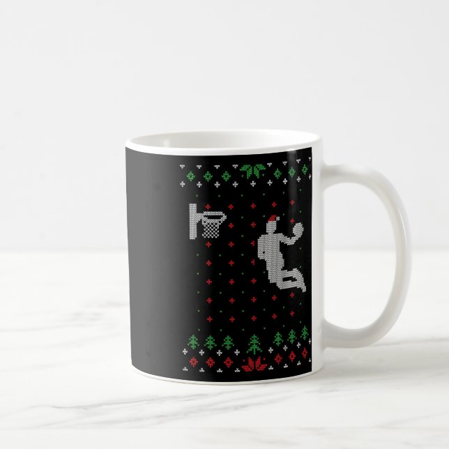 Taza De Café Navidades feos de Bysketbyll Navidad Diversión San (Derecha)