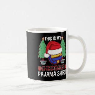 Taza De Café Navidades feos del divertido equipo de voleibol il
