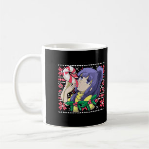 Taza De Café Navidades feos Otaku Ahegao Ecchi Etchi Lewenta He