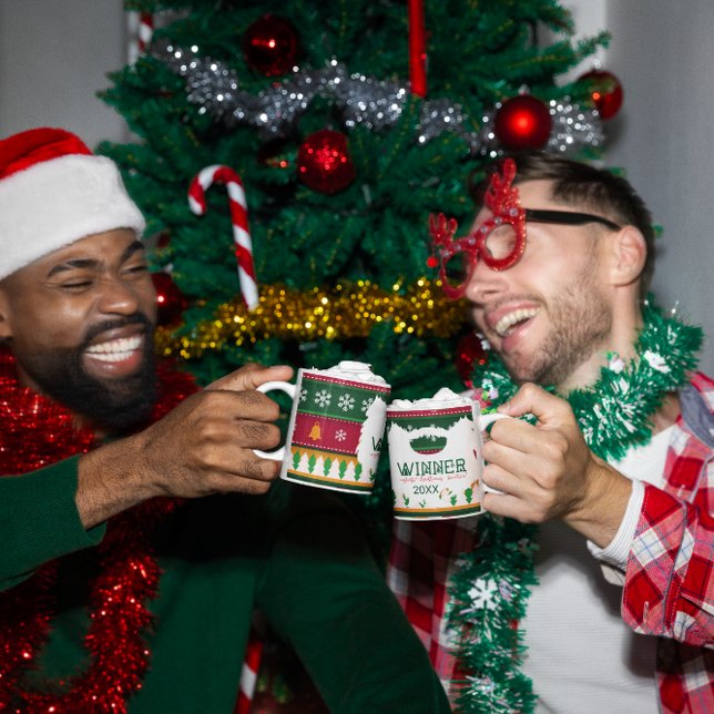 Taza De Café Navidades feos sudan premio de competencia (Subido por el creador)