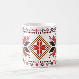 Taza De Café Navidades feos Sweater Fair Isle