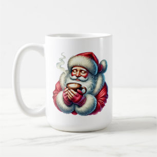 Taza De Café Navidades festivos Cocoa Santa agrega monograma