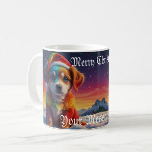 Taza De Café Navidades festivos con Santa Hat