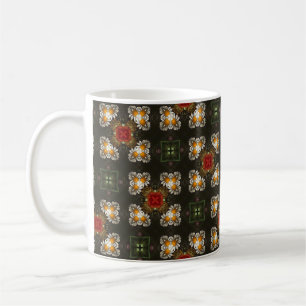 Taza De Café Navidades festivos de travesía roja
