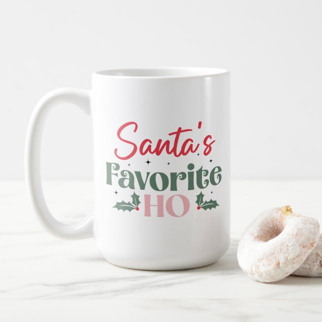 Taza De Café Navidades festivos favoritos de Santa Lucía (Con donut)