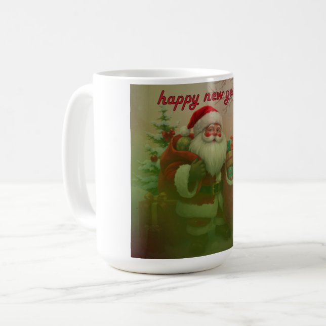 Taza De Café Navidades festivos mug Gift - ¡Chequear en cada tr (Anverso izquierdo)