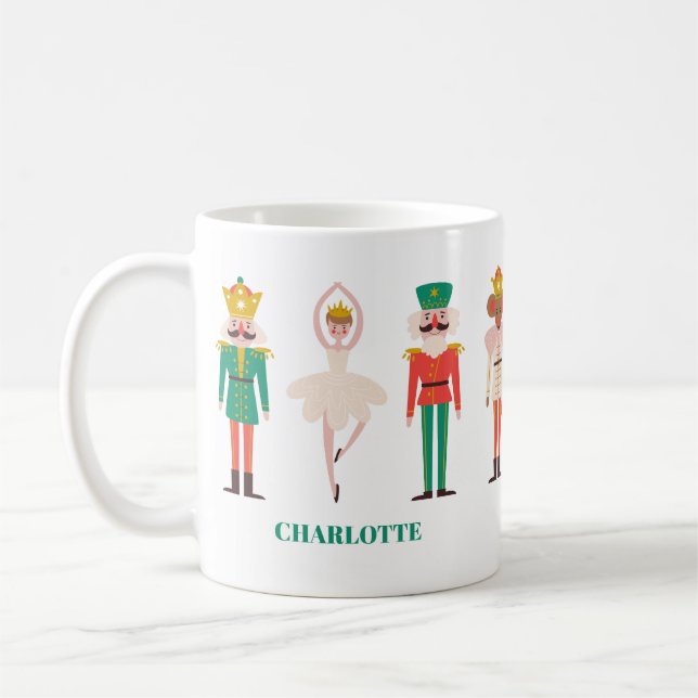 Taza De Café Navidades festivos Navidades de desnucracker (Izquierda)