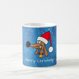 Taza De Café Navidades festivos Perro Dachshund