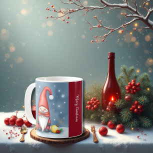 Taza De Café Navidades festivos y acogedores enmascarados
