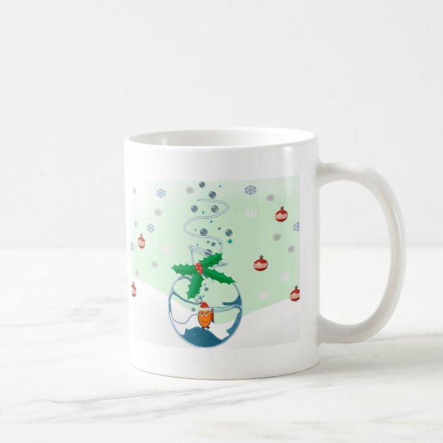 Taza De Café Navidades Fish (Derecha)