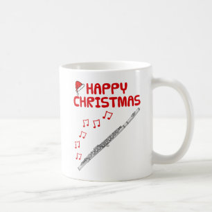Taza De Café Navidades flautistas cantantes de música