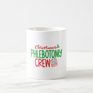 Taza De Café Navidades Flebotomía, flebotomía, laboratorio
