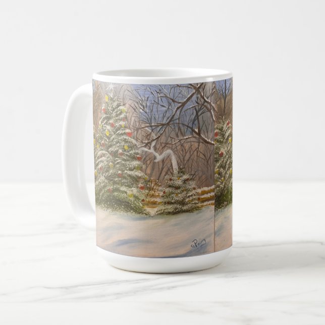 Taza De Café Navidades forestales, por Gary Poling (Anverso izquierdo)