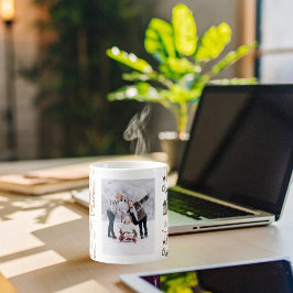 Taza De Café Navidades foto de familia gnome casa de campo scan