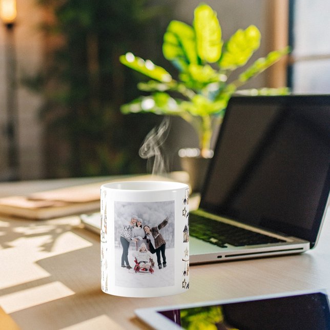 Taza De Café Navidades foto de familia gnome casa de campo scan (Subido por el creador)