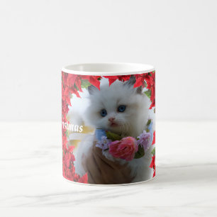 Taza De Café Navidades fotográficos de Mascotas personalizados