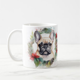 Taza De Café Navidades franceses de Bulldog escribieron un post
