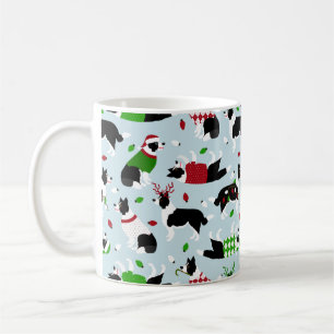 Taza De Café Navidades Fronteriza Collie Coffee Mug