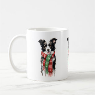 Taza De Café Navidades Fronteriza Collie Mug - Festividad festi