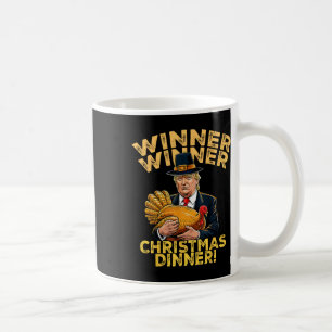 Taza De Café Navidades ganadores de Trump y humor cena X