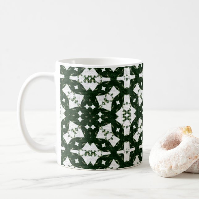 Taza De Café Navidades Garland Green (Con donut)