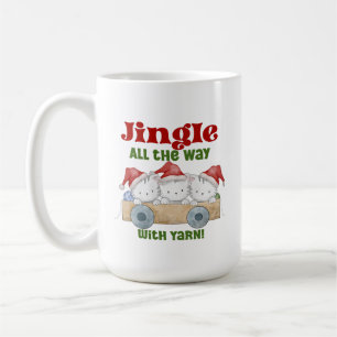 Taza De Café Navidades Gatitos Jingle con Yarn