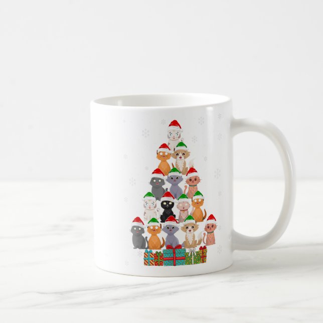 Taza De Café Navidades Gats Xmas Meow Navidades (Derecha)