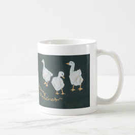 Taza De Café Navidades Geese Coffee Mug
