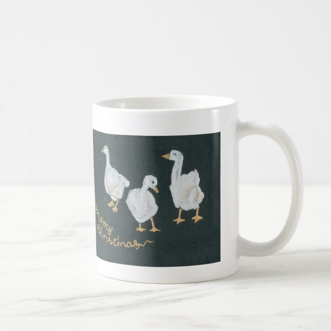 Taza De Café Navidades Geese Coffee Mug (Derecha)
