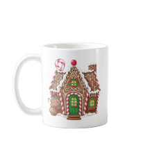 Navidades Gingerbread House Design Mug