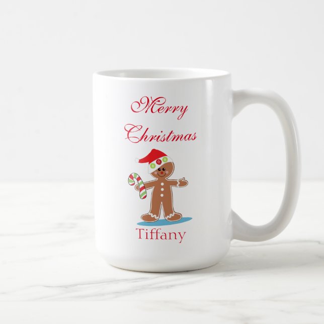Taza De Café Navidades Gingerbread Man (Derecha)