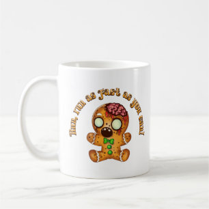 Taza De Café Navidades Gingerbread Man Zombie